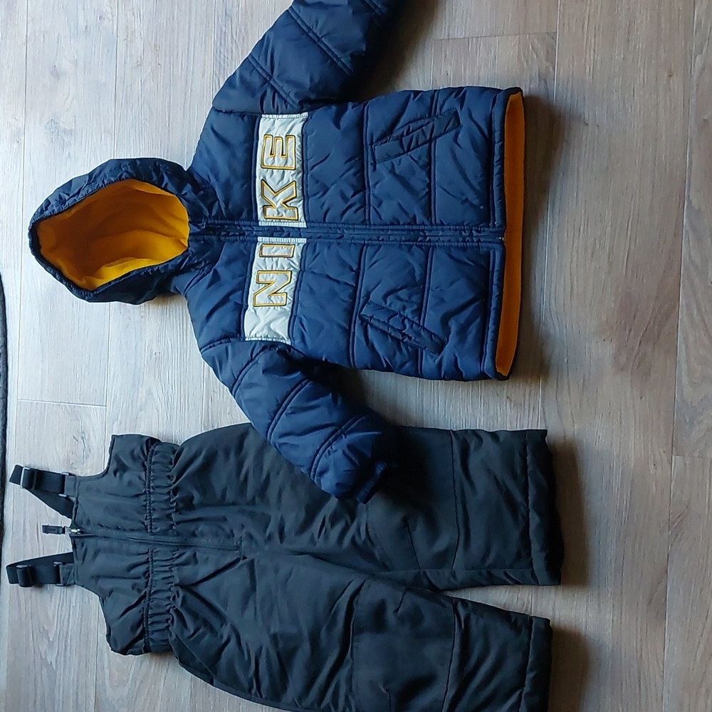 Little boy winter snow outfit